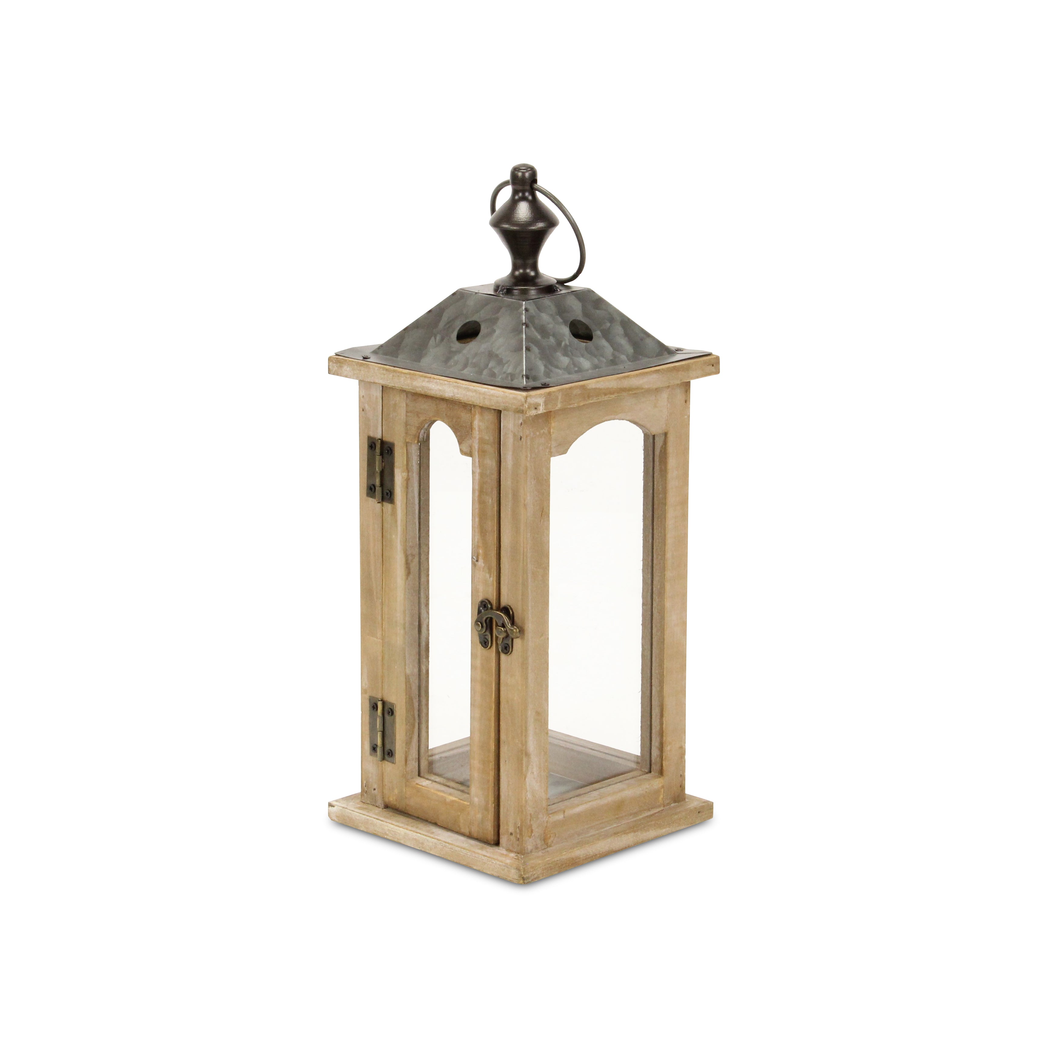 Therin Wood & Metal Decor Lantern