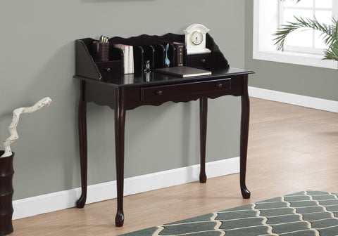 Computer Desk, Home Office, Laptop, Storage Drawers, 36"L, Work, Brown Wood, Traditional