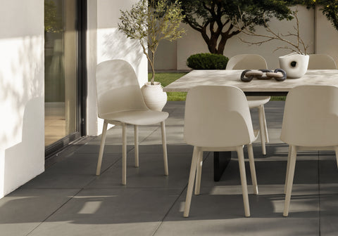 Outdoor Chair, 33''H, Patio Chairs, Set Of 4, Sea Green, Contemporary, Modern