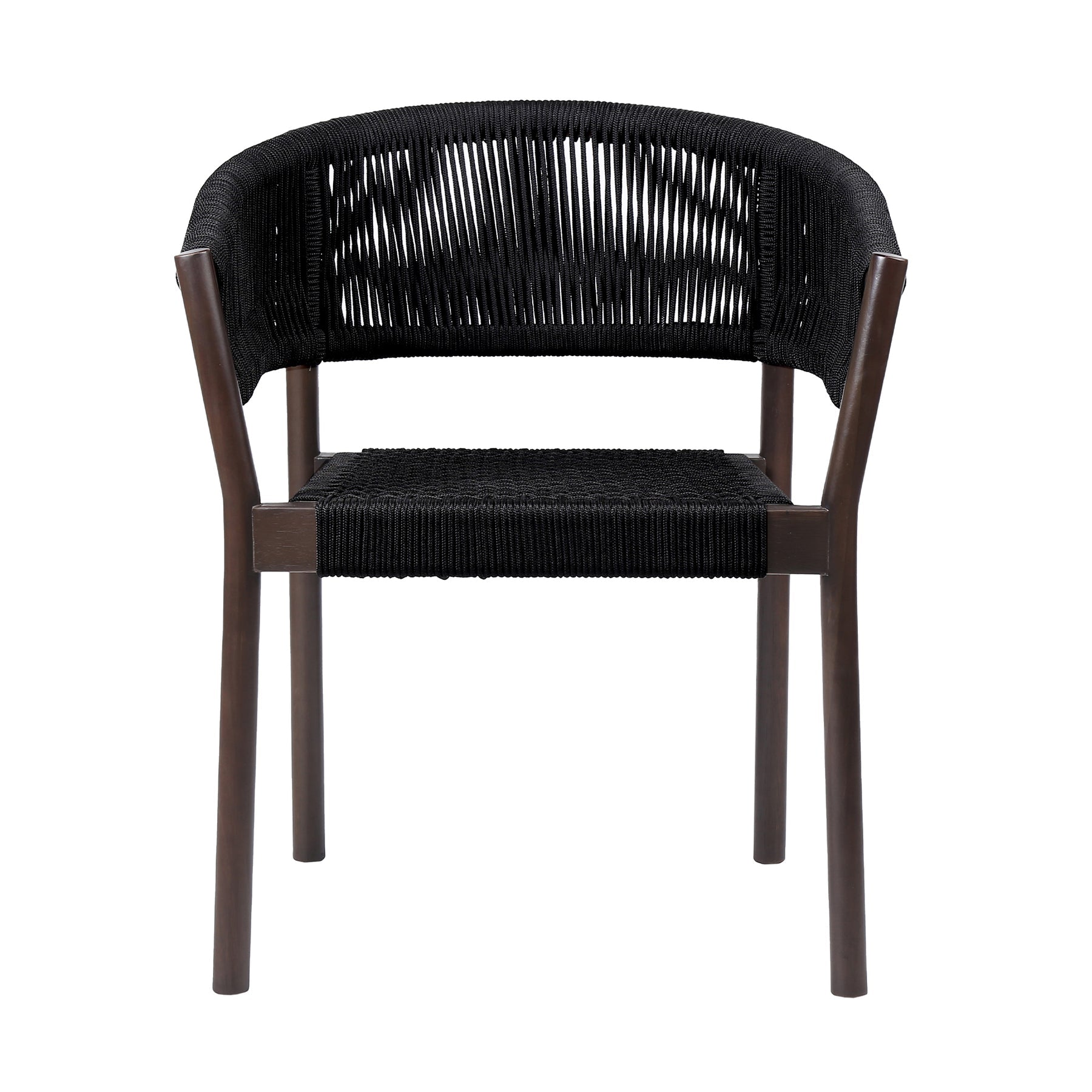 Doris outdoor dining chair set of 2, light/charcoal