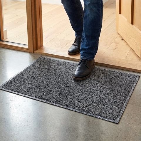 Floortex® Doortex® Twistermat Indoor Entrance Mat, Storm Gray - 48" x 72"