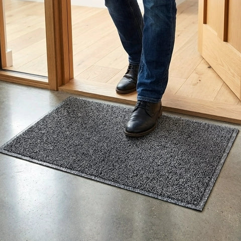 Floortex® Doortex® Twistermat Indoor Entrance Mat, Storm Gray - 35" x 47"