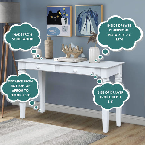 Java Console Table with 2 Drawers