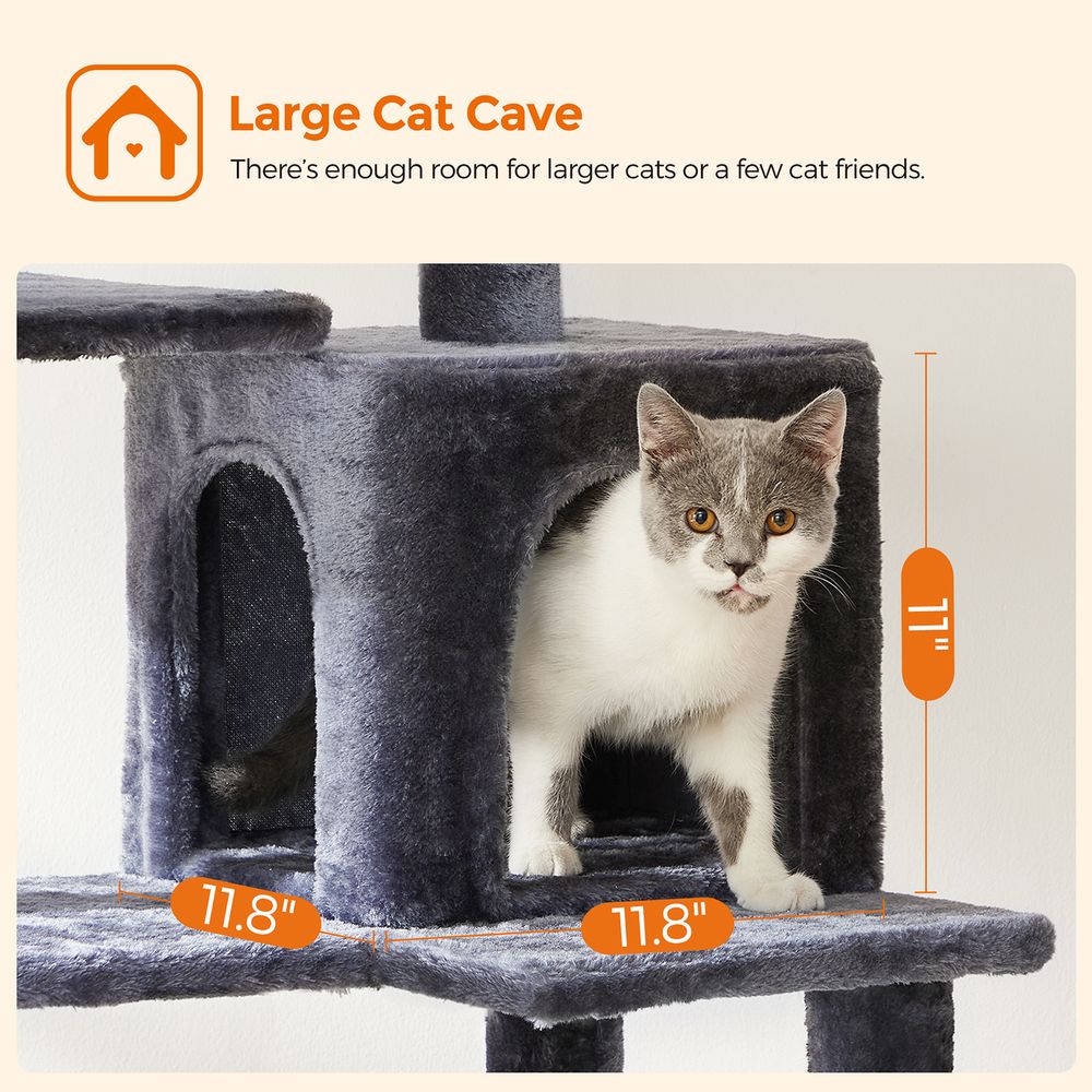 Cat Tree with Steps & Caves