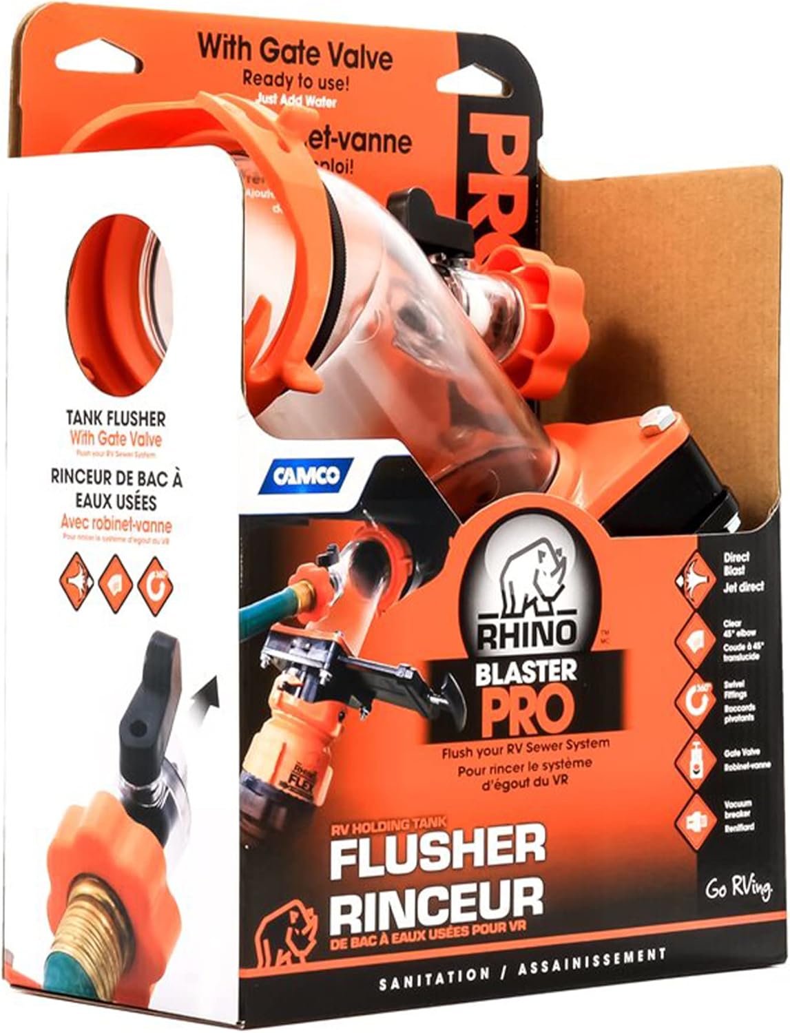 Camco Rhino Blaster Pro w/Gate Valve