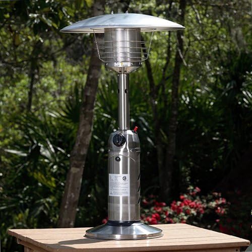 AZ Patio Heaters Table Top Patio Heater in Stainless Steel