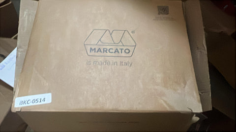 MARCATO Made in Italy Atlas 180 Slide Manual Pasta Machine, Chrome Steel. Good for pasta, bread and cake decoration
