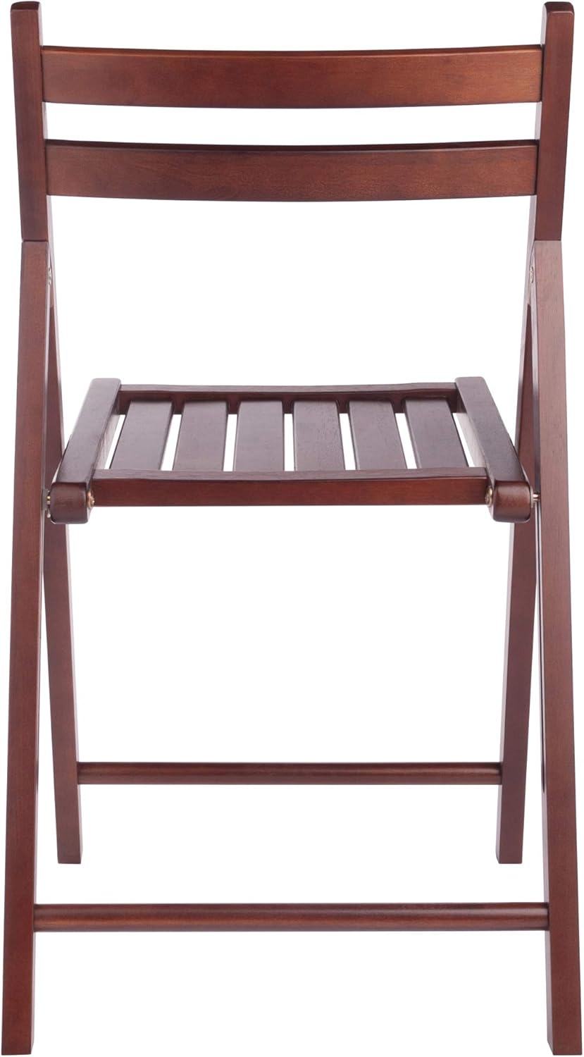 Robin 4-Pc Folding Chair Set Walnut