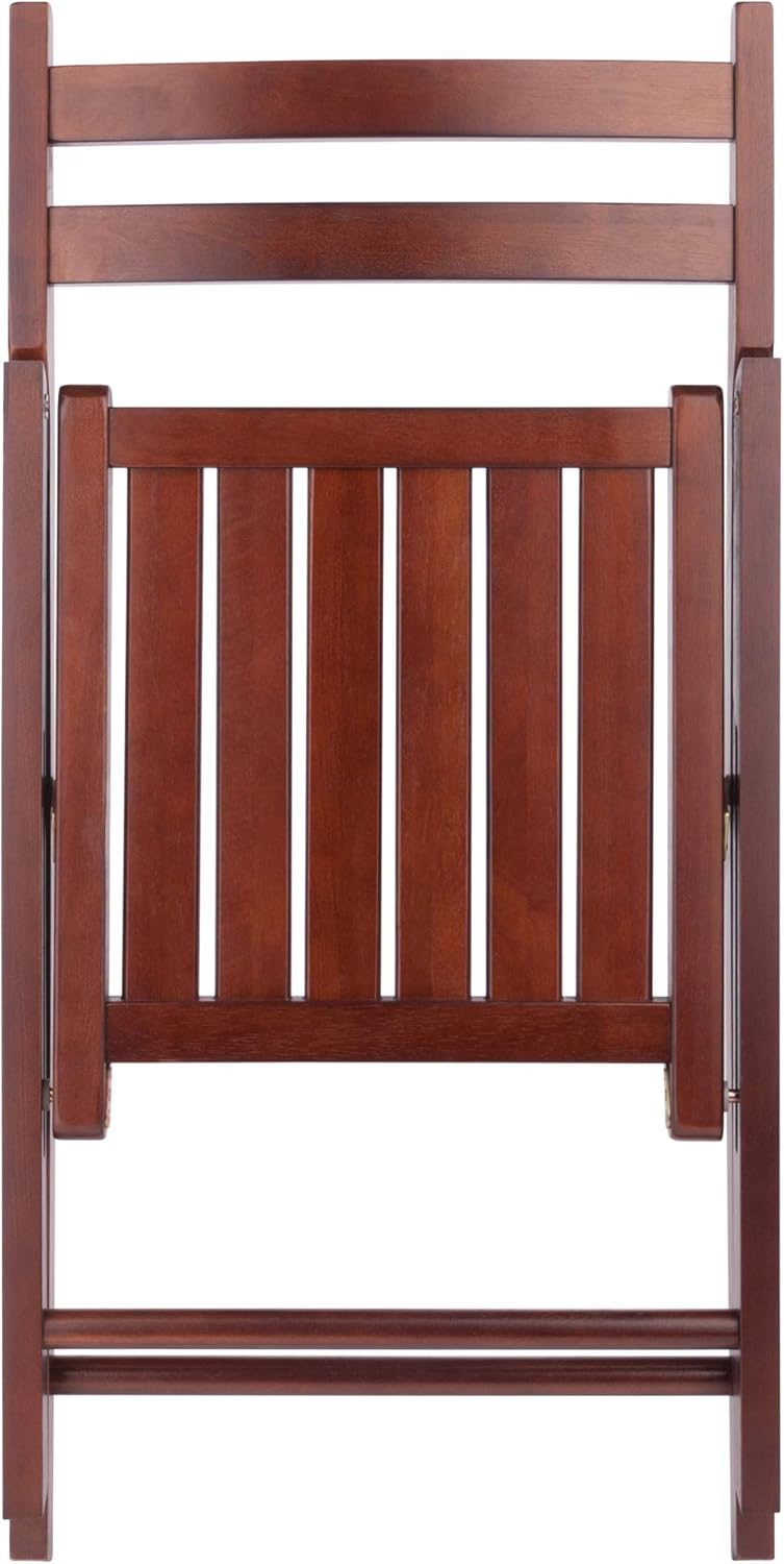 Robin 4-Pc Folding Chair Set Walnut