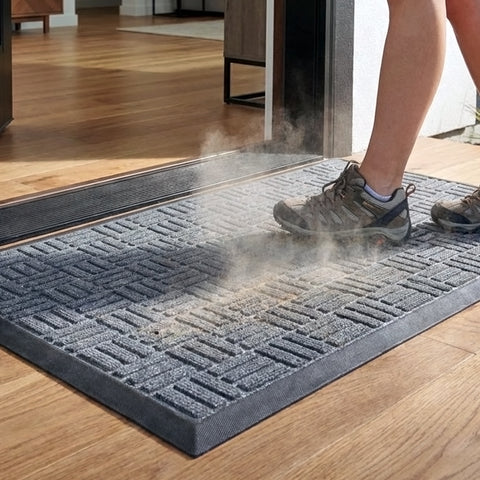 Doortex® Ribmat Entrance Mat, Charcoal - 36" x 60"