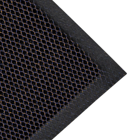 Floortex® Doortex® Meshmat Entrance Mat, Metallic Blue/Orange - 20" x 32"