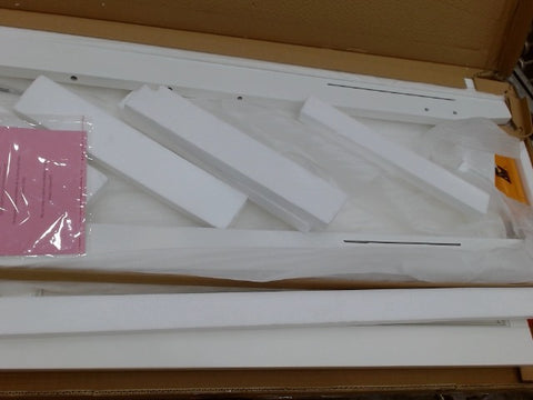 AFI, Madison Full Solid Wood Panel Headboard, White