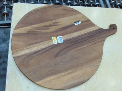 Kalmar Home Extra Large Round Acacia Wood Cutting Board