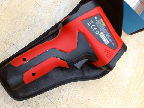Infrared Thermometer Gun, Digital Laser Temperature Gun with Probe, -40°F~1472°F Non-Contact IR Thermometer with Adjustable Emissivity for Cooking, Pizza Oven, Griddle, Grill & Meat