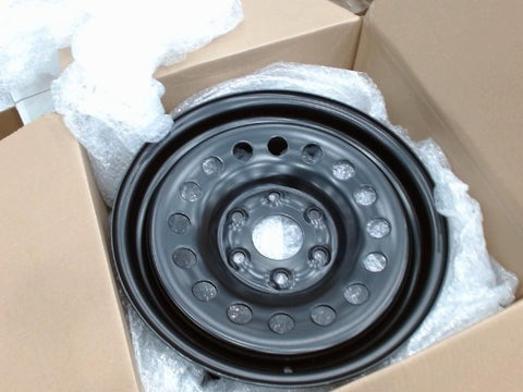 17x7.5 RTX Black Steel Wheel 6x5.5 (30mm)