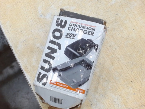 Snow Joe + Sun Joe Certified Authentic 20-Volt EcoSharp Lithium-ion Battery Charger