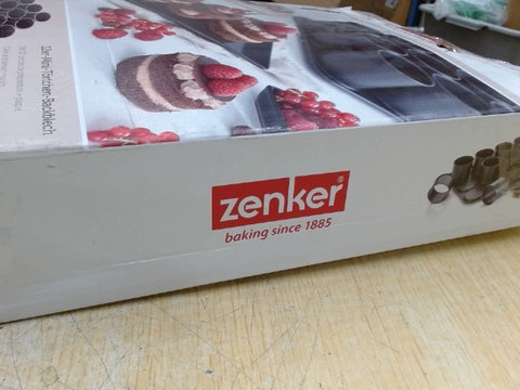 Frieling USA Zenker Ring Mold Pan for Mini Desserts, Nonstick