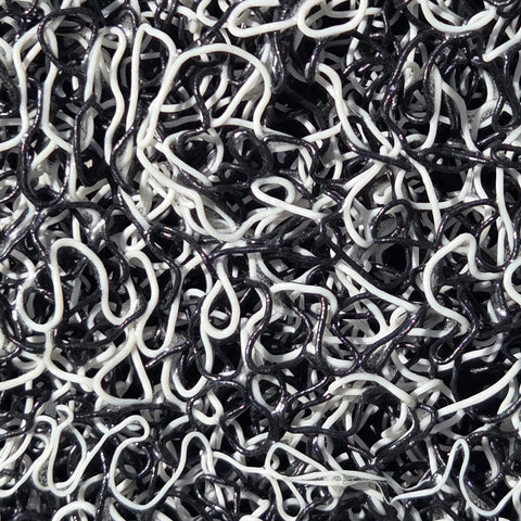 Floortex® Doortex® Twistermat Indoor Entrance Mat, Black/White - 48" x 72"