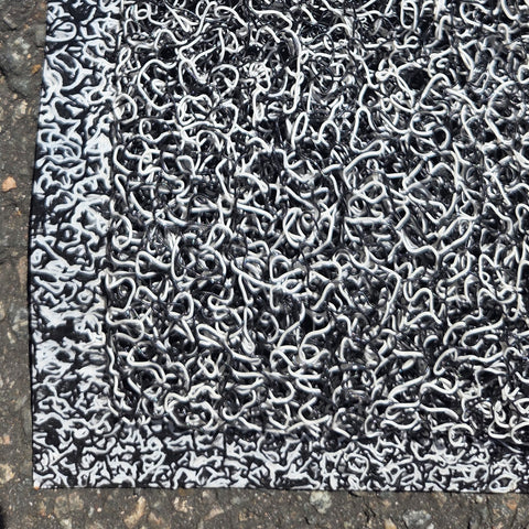 Floortex® Doortex® Twistermat Indoor Entrance Mat, Black/White - 48" x 72"