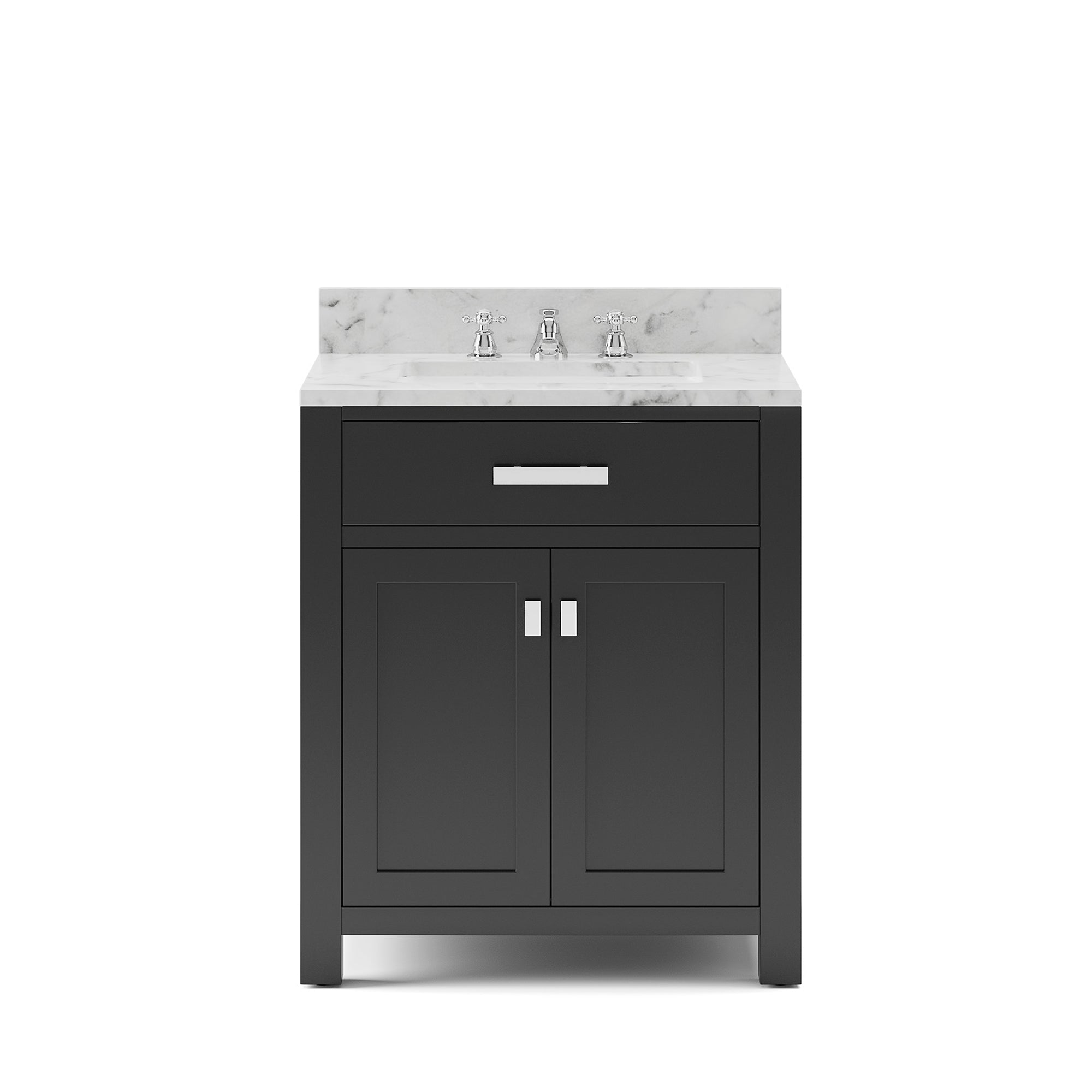 30 Inch Espresso Single Sink Bathroom Vanity With Faucet From The Madison Collection