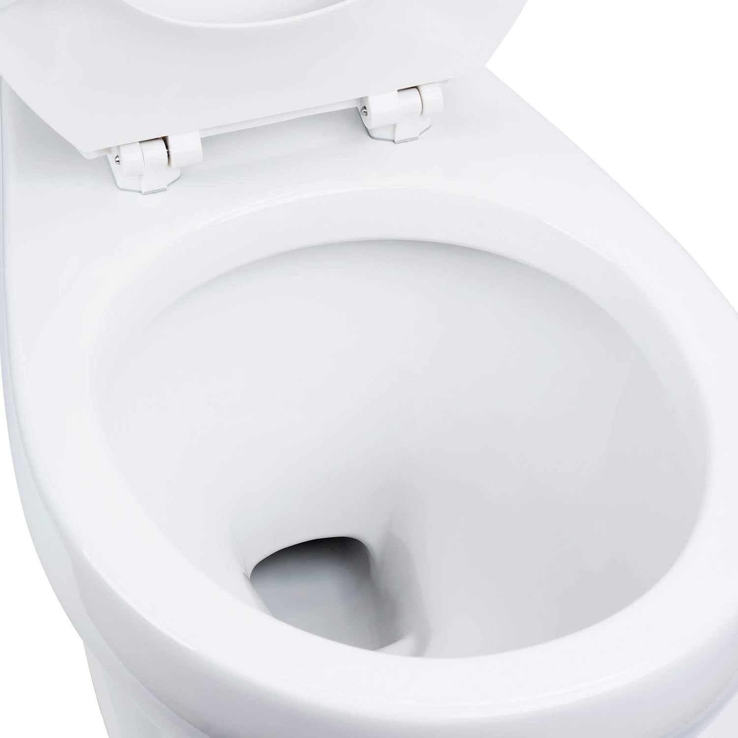 Miseno Two-Piece High Efficiency Toilet With Round Chair Height Bowl Molded Seat Trip Lever And Wax Ring (1.28 Gpf) White