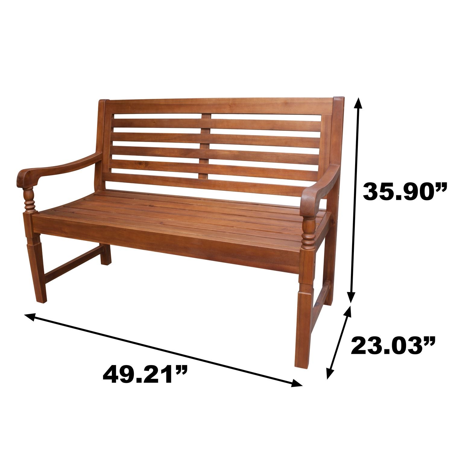 Nantucket Garden Bench, Natural