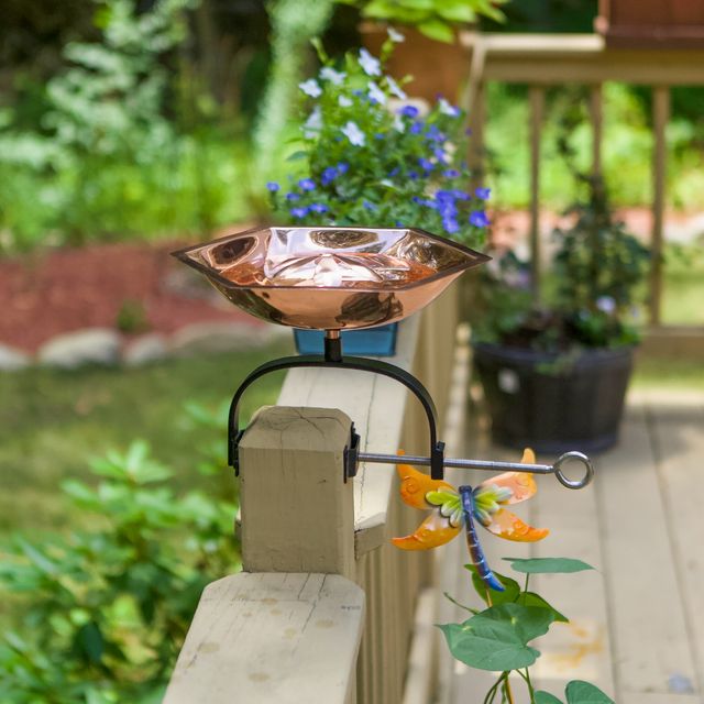 Bee Fountain & Birdbath- Over Rail Bracket