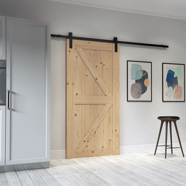 Artisan Sliding Door 36″ Kit, Unfinished With Sliding Door Hardware