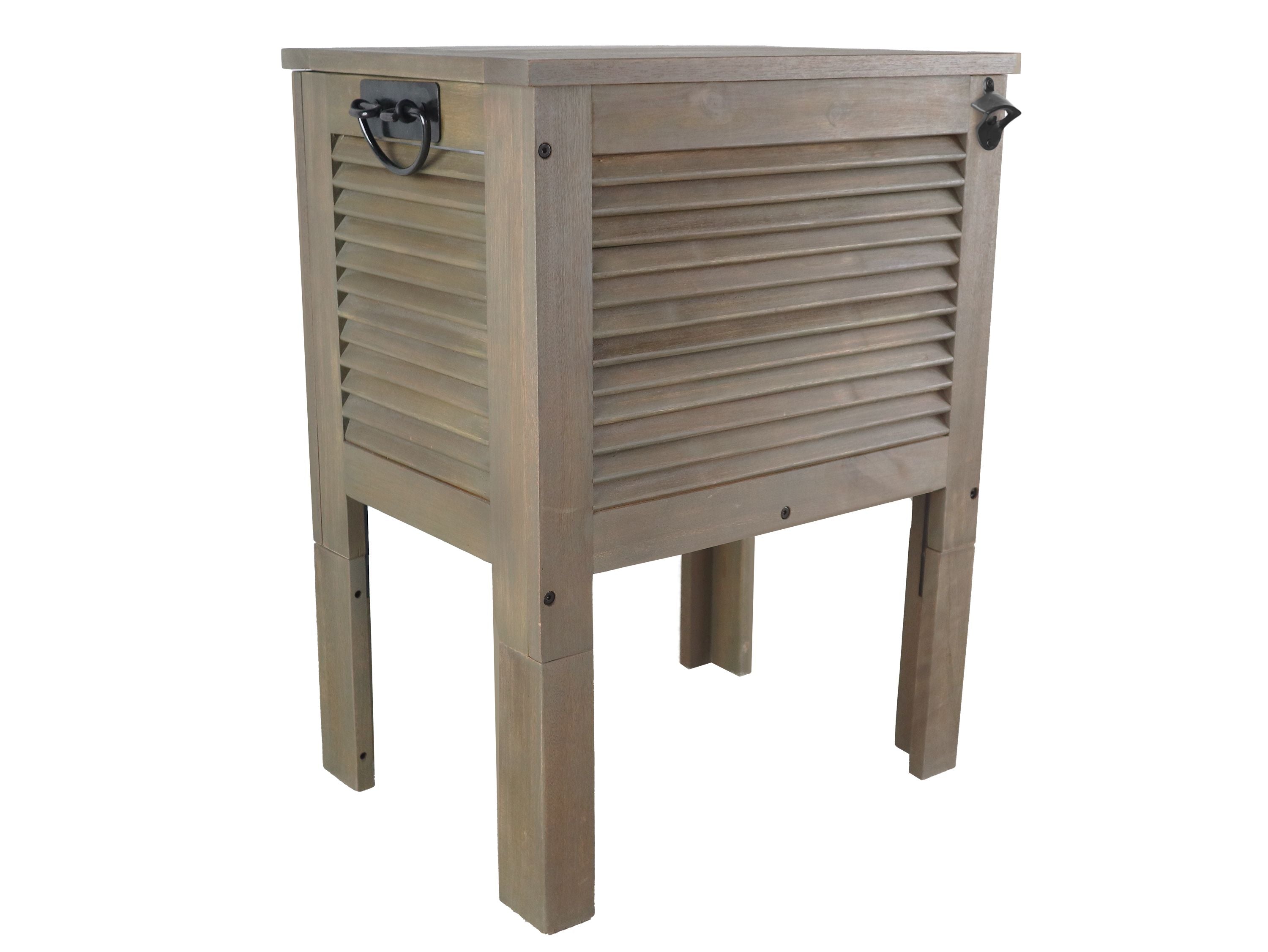 Raised Wooden Patio Cooler