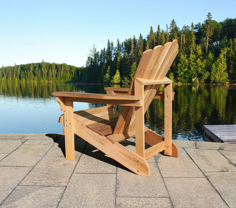 Riverside Adirondack Chair, Western Red Cedar