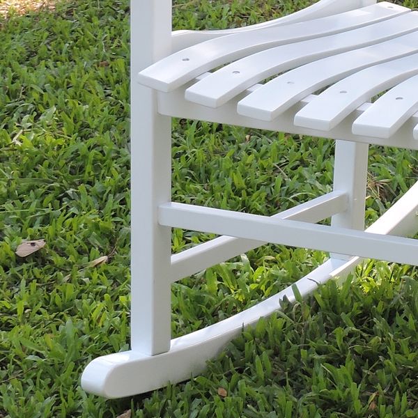 Traditional Rocking Chair  White Painted