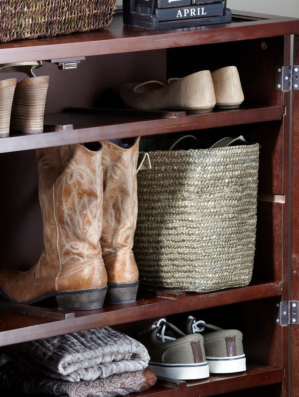 Wooden Shoe Dresser