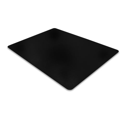 Advantagemat® Black Vinyl Rectangular Chair Mat for Carpets - 48" x 60"