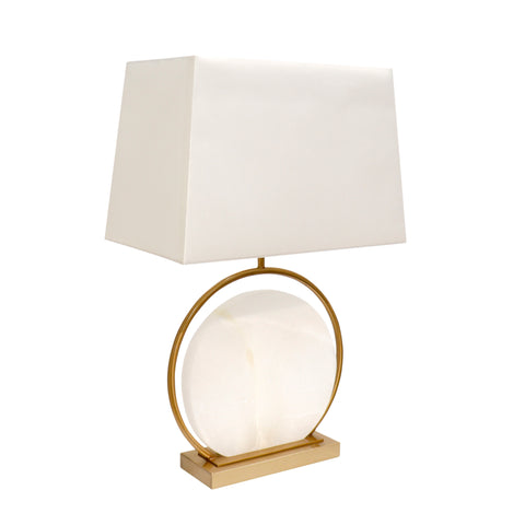 Pasargad Home Orb Marble Table Lamp H25 in