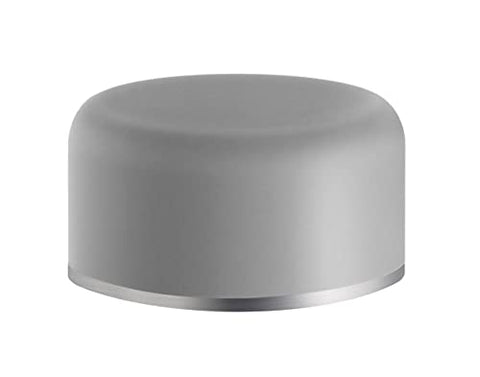 Doorstop for floor Grey Brushed SS/Rubber