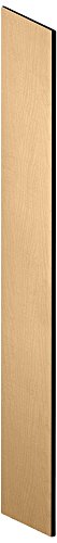 Salsbury Industries 33334BLK Side Panel for 18-Inch Deep Designer Wood Locker with Sloping Hood, Black