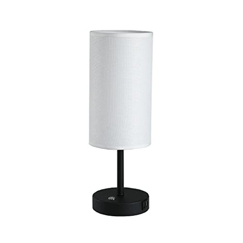 17 in.Table Lamp with USB Ports