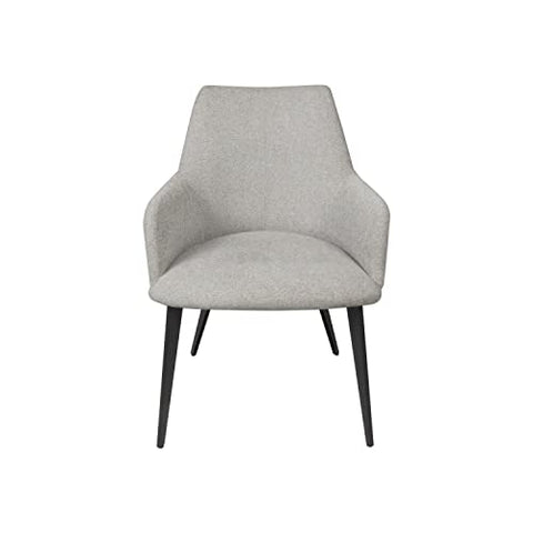 Ouuuhlala Linden Harmony Urban Mid-Century Modern Gray Upholstered Dining Chair (Set of 2)