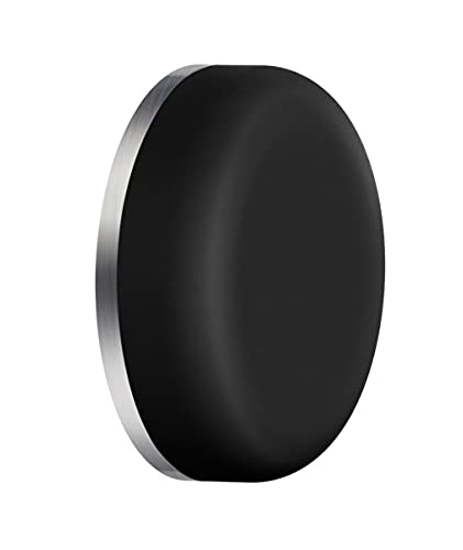 Doorstop for wall Black Brushed SS/Rubber