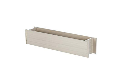 New Age Garden ecoFLEX 36&#34; Wide Rectangular Flower or Herb Window Box