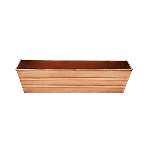 Small Copper Plated Flower Box