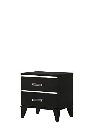 Acme Furniture Chelsie Nightstand, Black