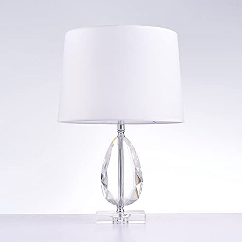 Pasargad Home Trento Collection Metal &amp; Crystal Table Lamp Lights