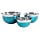 Oster Metallic Red 3-Piece Mixing Bowl Set (turquoise)
