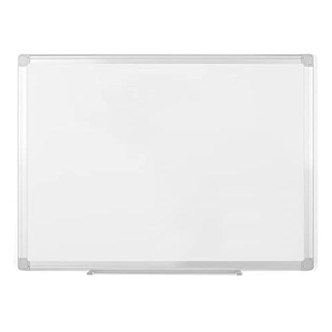 MasterVision Earth Melamine Dry-Erase Board Double-sided 24 Inches x 36 Inches Aluminum Frame