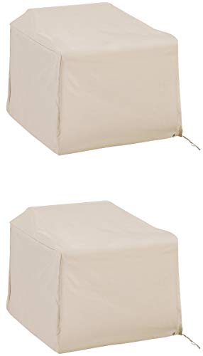 2Pc Furniture Cover Set Tan - 2 Chairs