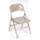 Cosco All Steel Folding Chair, 4 Pack, Antique Linen