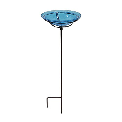 12 Teal Bowl, Cradle & Stake