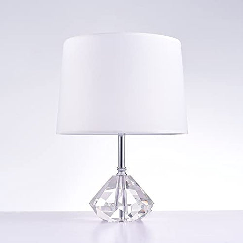 Pasargad Home Tortona Collection Metal &amp; Crystal Table Lamp Lights