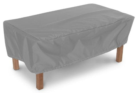 KoverRoos Weathermax 89327 42 by 30-Inch Ottoman/Small Table Cover, 42 by 30-Inch Width by 15-Inch, Charcoal